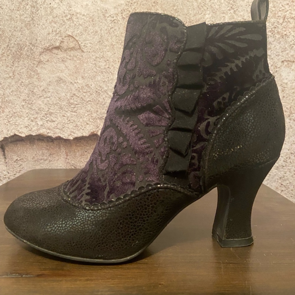 Ruby Shoo Black Beth Booties
